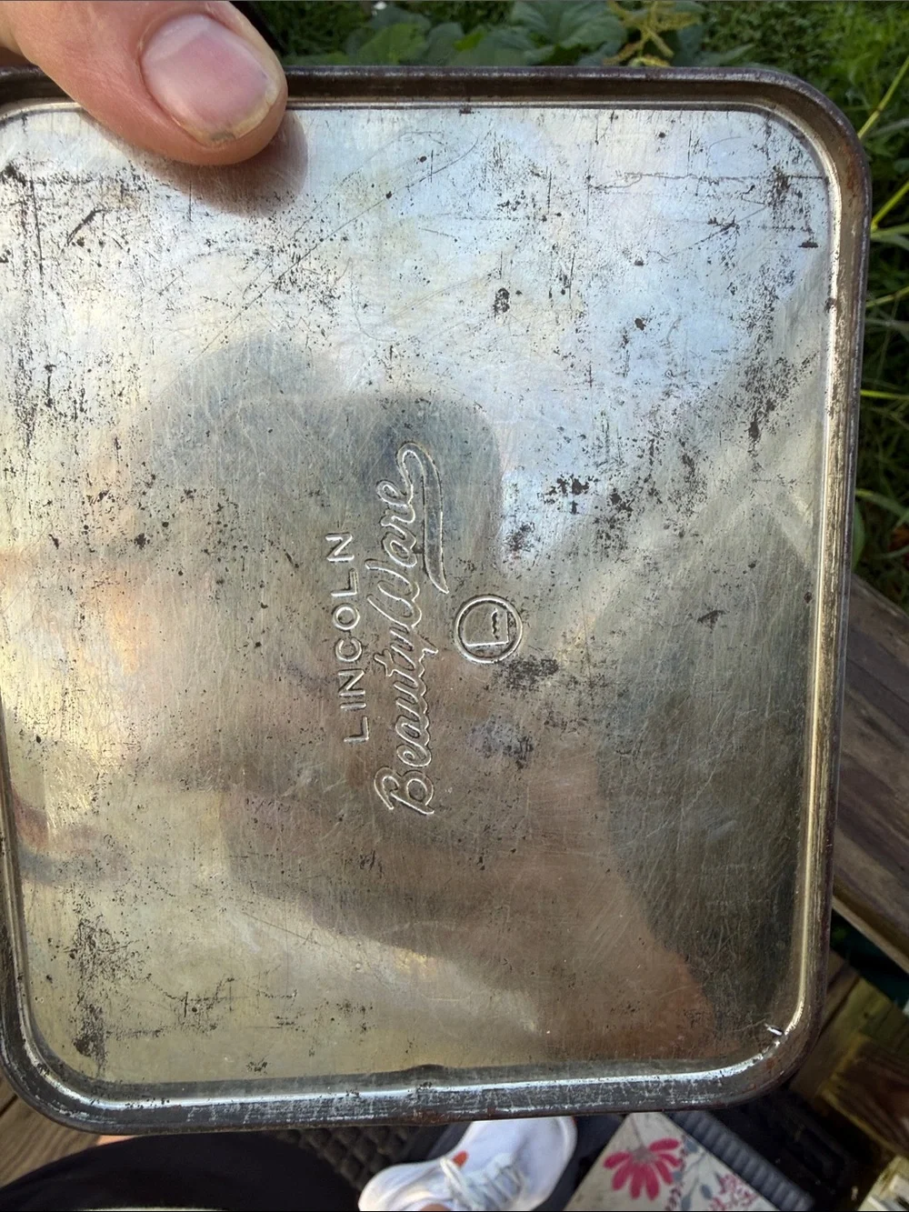 Stainless Steel Coffee Canister - Polished Silver vintage 1950s